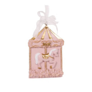 EXQUISITE PINK CAROUSEL HANGING