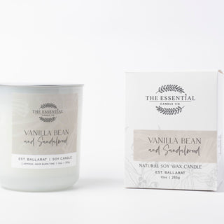 VANILLA BEAN AND SANDALWOOD SIGNATURE CANDLE
