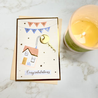 NEW HOME CONGRATS HOUSE ATTCHED WITH A KEY