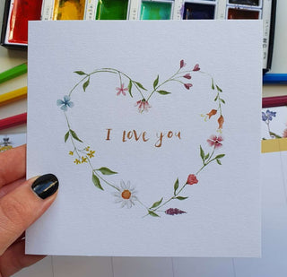 I LOVE YOU - GREETING CARD