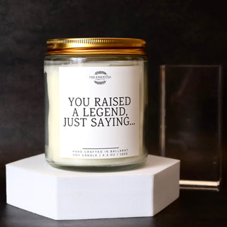 CLEAR JAR (VANILLA CARAMEL) - YOU RAISED A LEGEND, JUST SAYING
