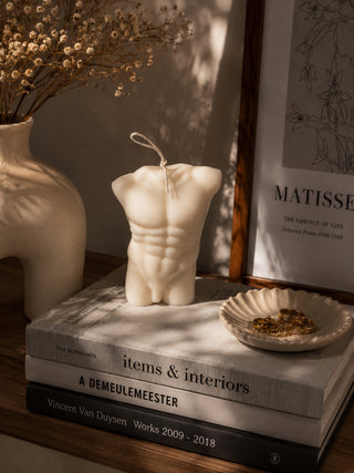 MALE TORSO CANDLE
