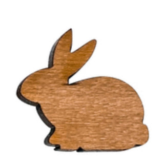 Natural Marshmello Bunny Earrings