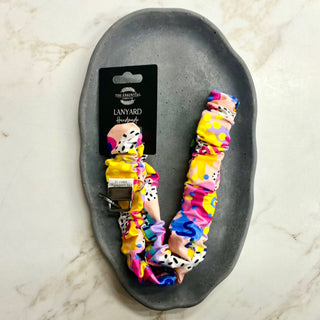 BRIGHT PATTERNED LANYARD