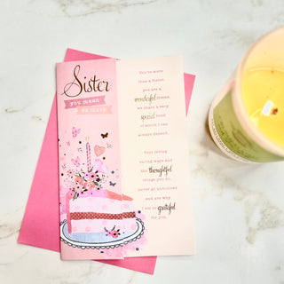 SISTER YOU MEAN SO MUCH CARD