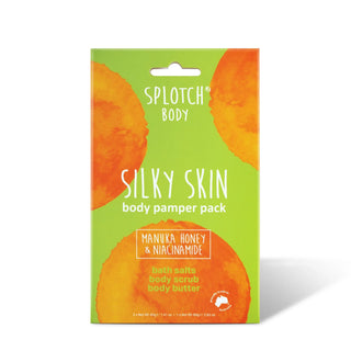 SILKY SKIN BODY PAMPER PACK - MANUKA HONEY & NIACINAMIDE