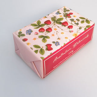 STRAWBERRY FIELDS SOAP PINK AND RED