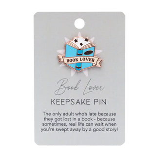 BOOK LOVER KEEPSAKE PIN
