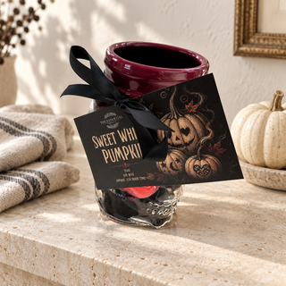 SWEET WHITE PUMPKIN - SKULL JAR