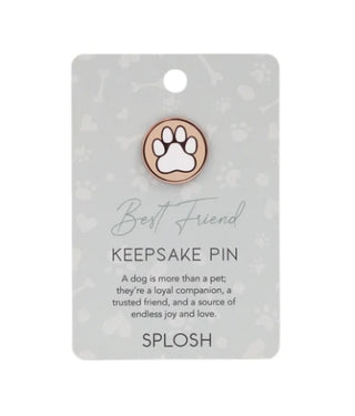 DOG BEST FRIEND KEEPSAKE PIN
