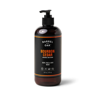 HAIR FACE AND BODY ALL-IN-ONE WASH - BOURBON CEDAR