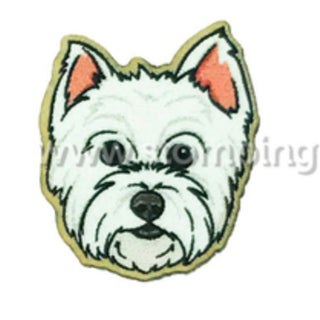 Westie Head Earrings