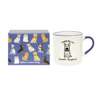 LOVED BY MY GERMAN SHEPHERD MUG