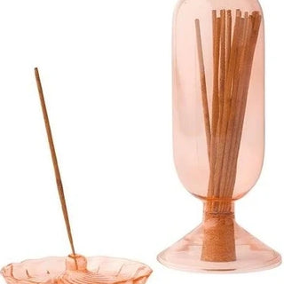 KLEIN CLOCHE WITH 50PC INCENSE STICKS & HOLDER GIFT SET - PEONY