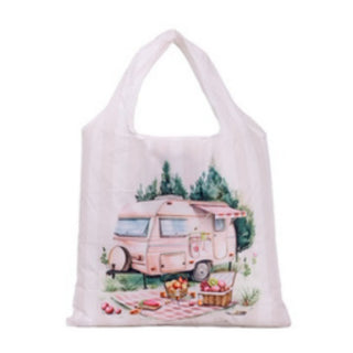 CARAVAN PINK FOLDABLE SHOPPING BAG