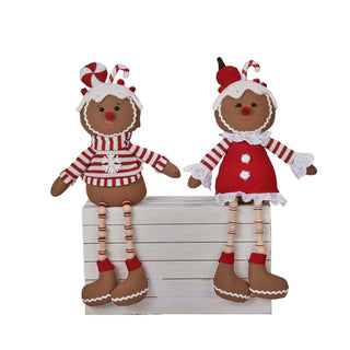 48 MR GINGERTBREAD W/ BEAD DANGLING LEG