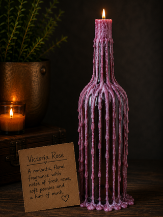 DRIPPY CANDLES - VICTORIAN ROSE