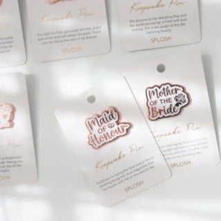 WEDDING MAID OF HONOUR KEEPSAKE PIN