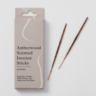 SCENTED INCENSE STICKS - AMBERWOOD