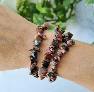 RHODONITE - CHIP BRACELET