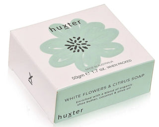 Mini Boxed Guest Soap - Pale Green Flower - W/Flowers & Citrus 50gm