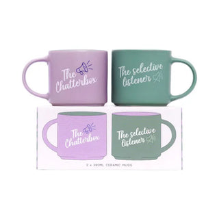 CHEEKY CHATTERBOX MUG SET