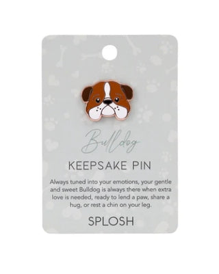 BULLDOG KEEPSAKE PIN