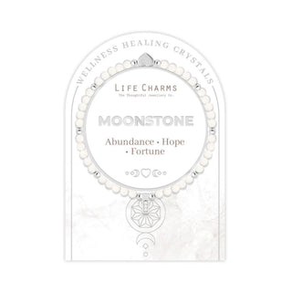 LIFE CHARMS MOONSTONE BRACELET