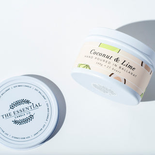 COCONUT AND LIME TIN CANDLE