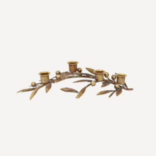 Mistletoe Iron Candleholder Large