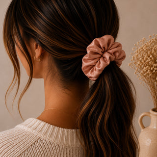 BURNT ORANGE - HAIR SCRUNCHIE