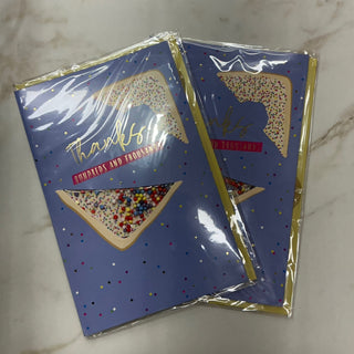 THANKS HUNDREDS AND THOUSANDS CARD