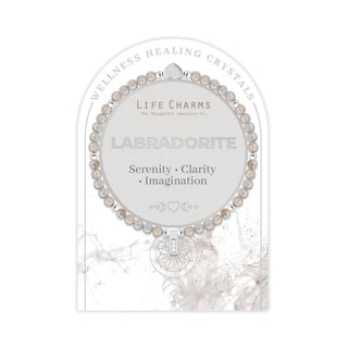 LIFE CHARMS LABRADORITE BRACELET