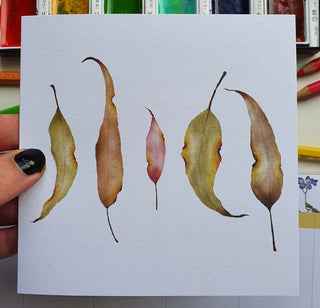 LEAVES - GREETING CARD