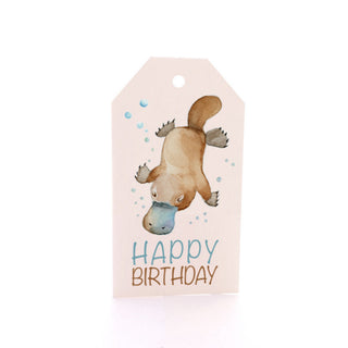 PLATYPUS BIRTHDAY - (GIFT TAG)