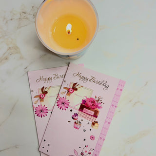 CHOCOLATES AND CUPCAKES HAPPY BIRTHDAY CARD