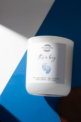 IT'S A BOY - ANNOUNCEMENT CANDLE