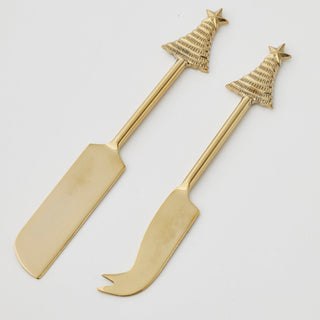 ENCHANTED FOREST CHEESE KNIVES SET OF 2
