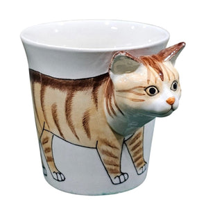 ORANGE TABBY CAT MUG
