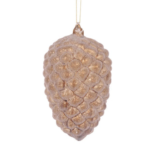 SNOWY PINECONE BAUBLE