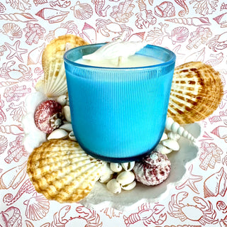GINGER AND BLACK ORCHARD - AQUA COASTAL CANDLE