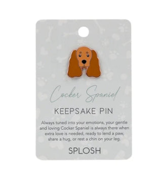 COCKER SPANIEL KEEPSAKE PINS