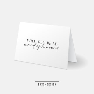 SASS AND DESIGN - WYBM MAID OF HONOUR