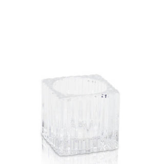 TEA-LIGHT CANDLE HOLDER (CLEAR)