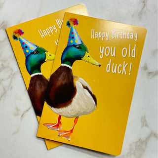 HAPPY BIRTHDAY YOU OLD DUCK