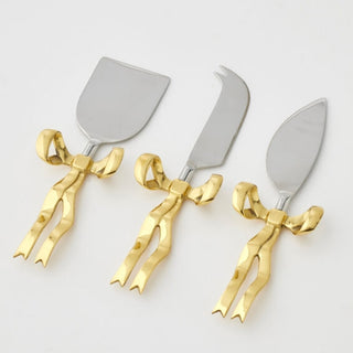 BOWTIFUL SET OF 3 CHEESE KNIVES