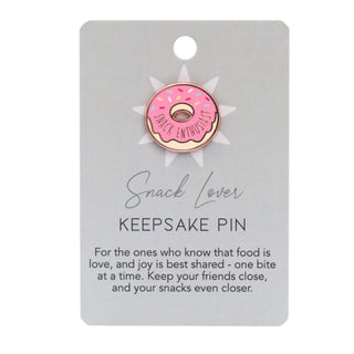 SNACK LOVER KEEPSAKE PIN