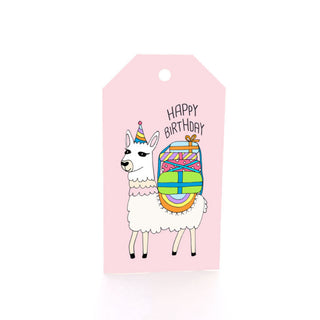 BIRTHDAY LAMA - (GIFT TAG)