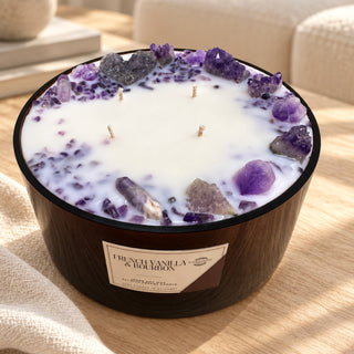 FRENCH VANILLA AND BOURBON - CANDLE CAKE