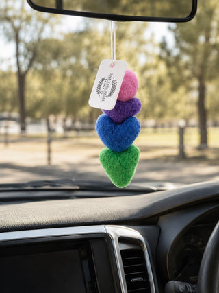 FLURO FELT HEART DIFFUSER